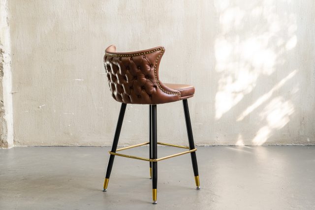 Барный стул Maestro Combined Metal в стиле лофт, модерн, индастриал