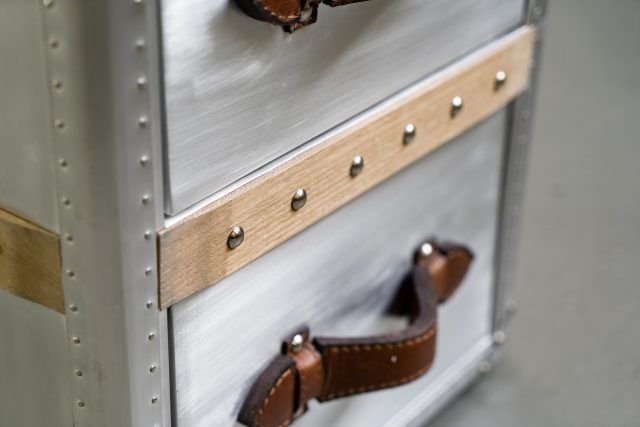 Прикроватная тумба Art Metal Wood Belts