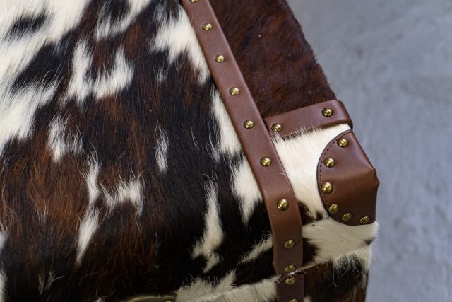 Сундук Texas Spotted Fur Decor