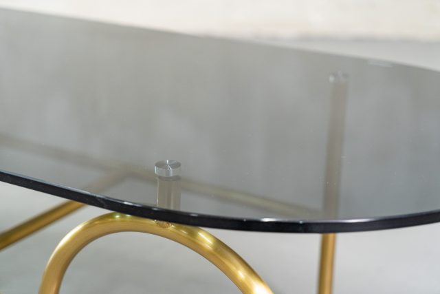 Кофейный столик Abstract Black Glass