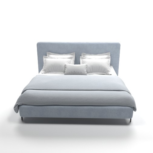 Двуспальная кровать SPIFFY в скандинавском стиле