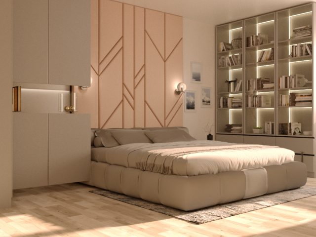 Двухместная кровать Bed B&B Italia Tufty