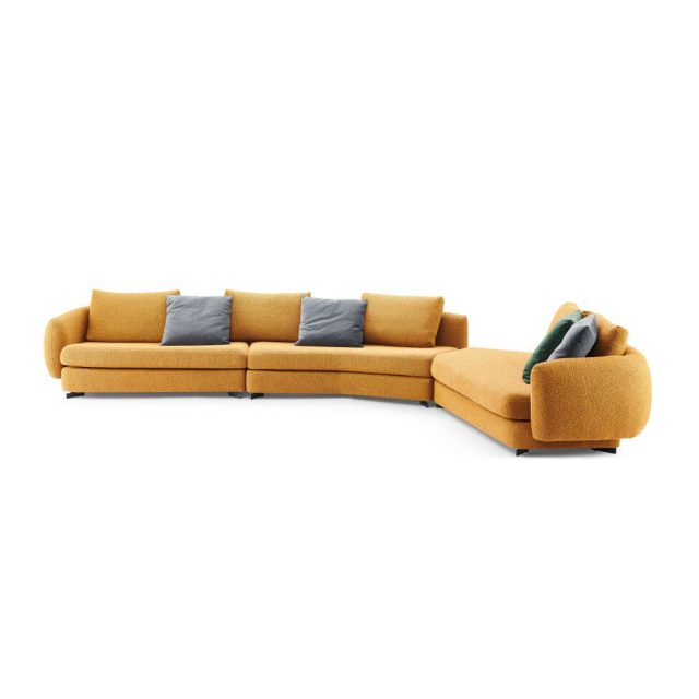 Большой угловой диван Camellia в стиле лофт, модерн, индастриал