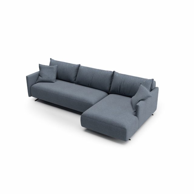 Угловой 3-х местный диван CALSIF в стиле лофт, модерн, индастриал