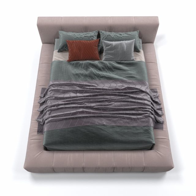 Кровать двухместная Saba Italia PIXEL bed