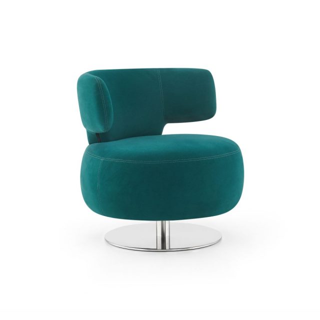 Кресло на круглой ножке Turquoise